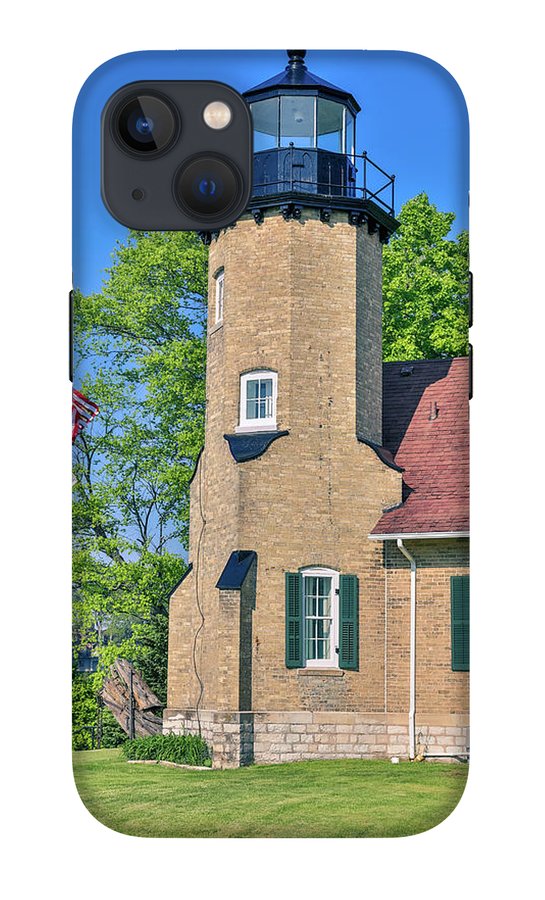 White River Light Michigan - Phone Case