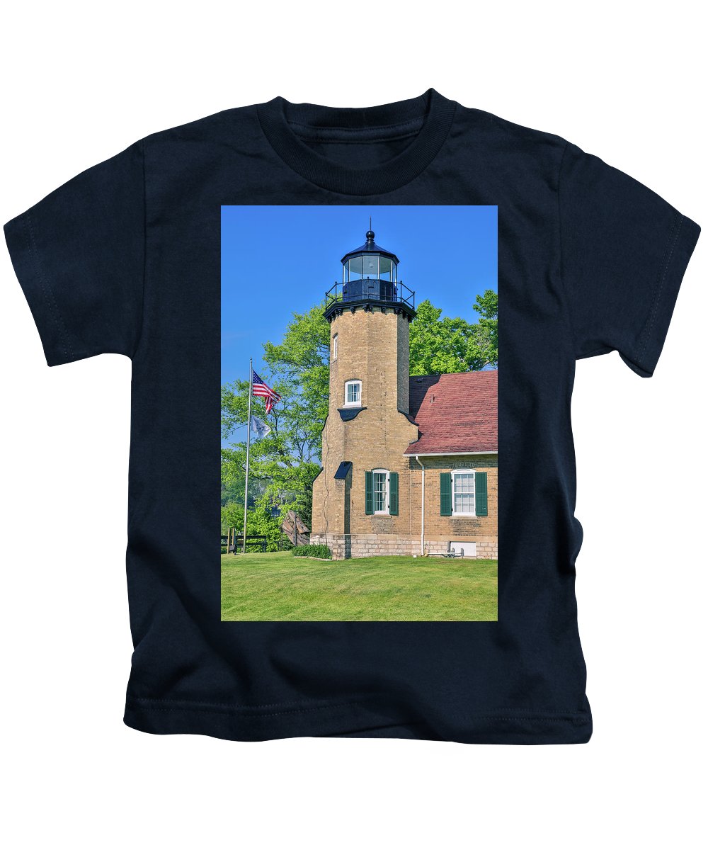 White River Light Michigan - Kids T-Shirt