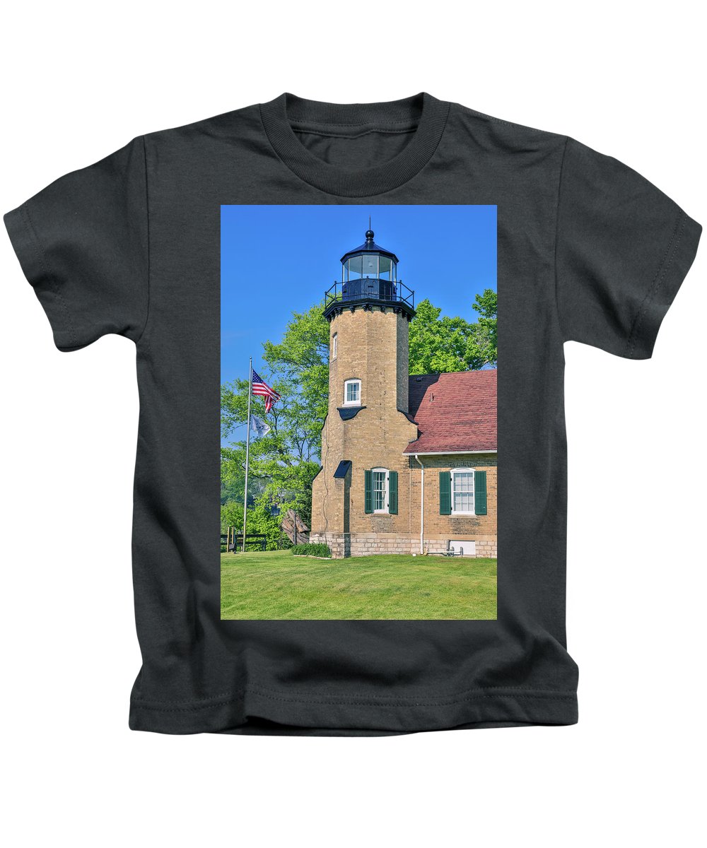 White River Light Michigan - Kids T-Shirt