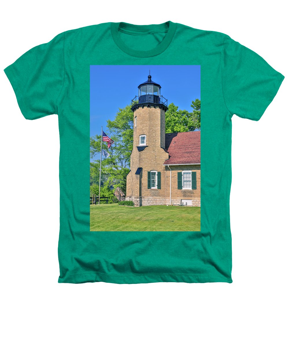 White River Light Michigan - Heathers T-Shirt