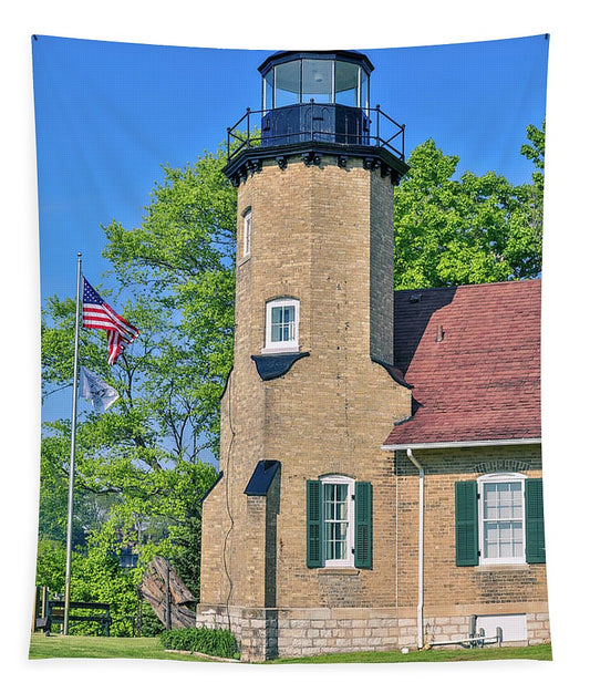 White River Light Michigan - Tapestry