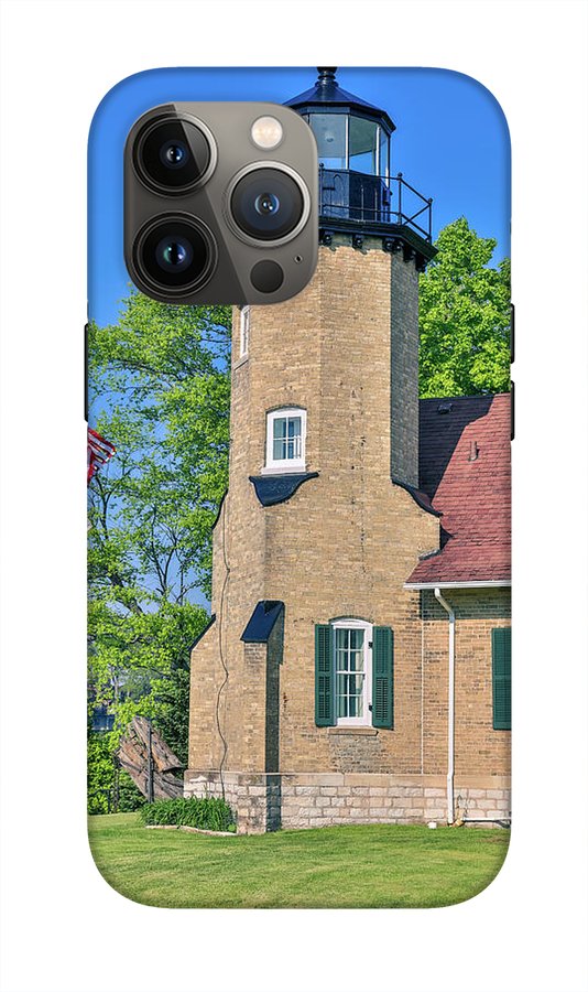 White River Light Michigan - Phone Case