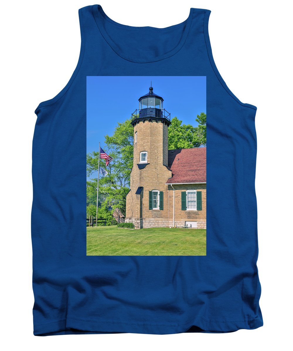 White River Light Michigan - Tank Top