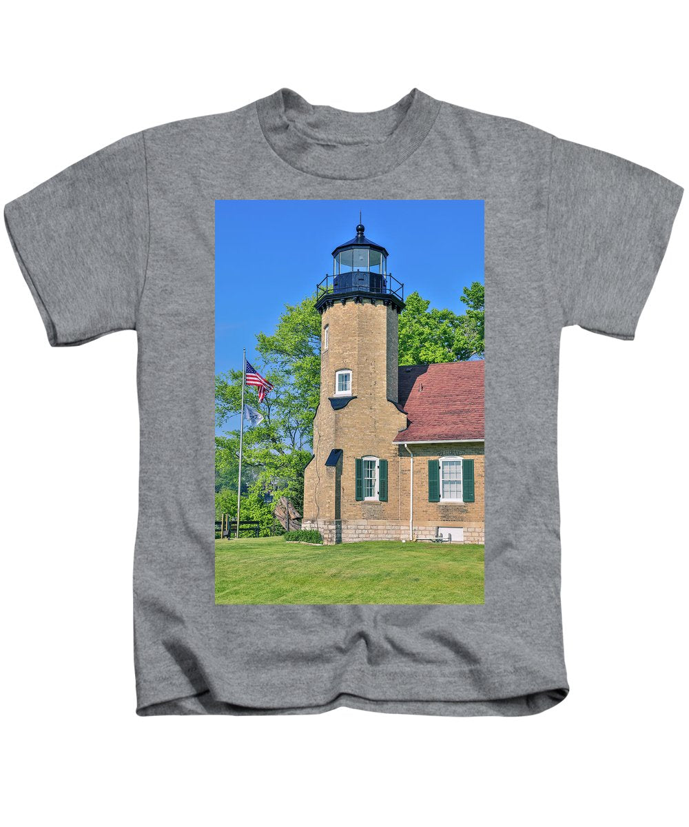 White River Light Michigan - Kids T-Shirt