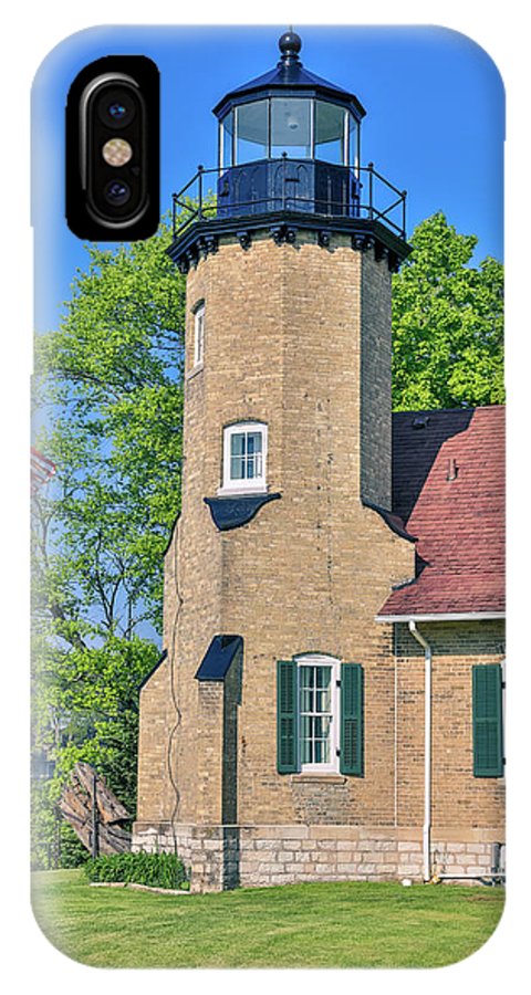 White River Light Michigan - Phone Case