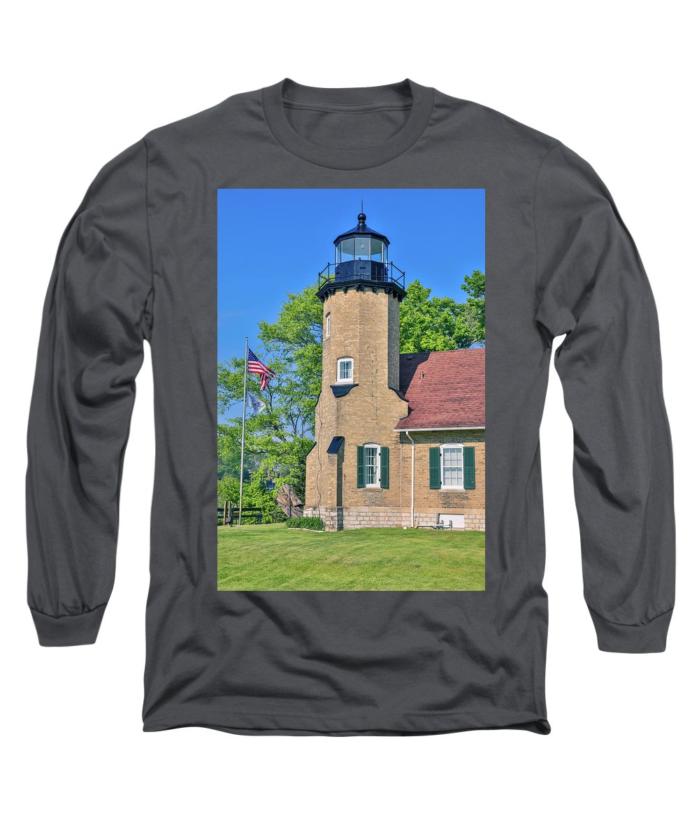 White River Light Michigan - Long Sleeve T-Shirt