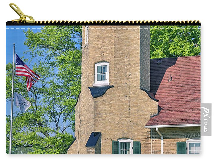 White River Light Michigan - Zip Pouch