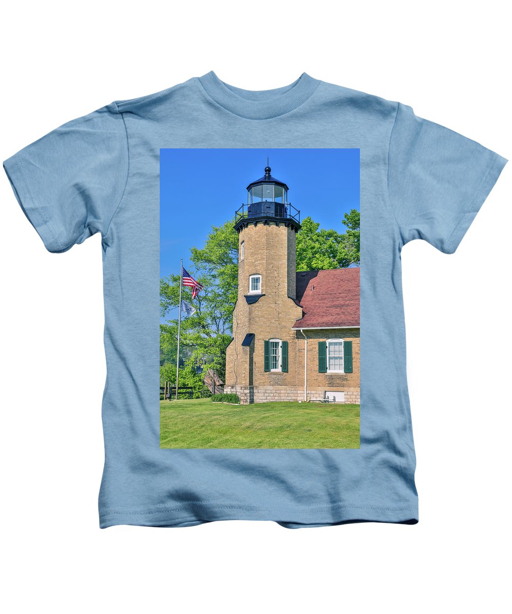 White River Light Michigan - Kids T-Shirt