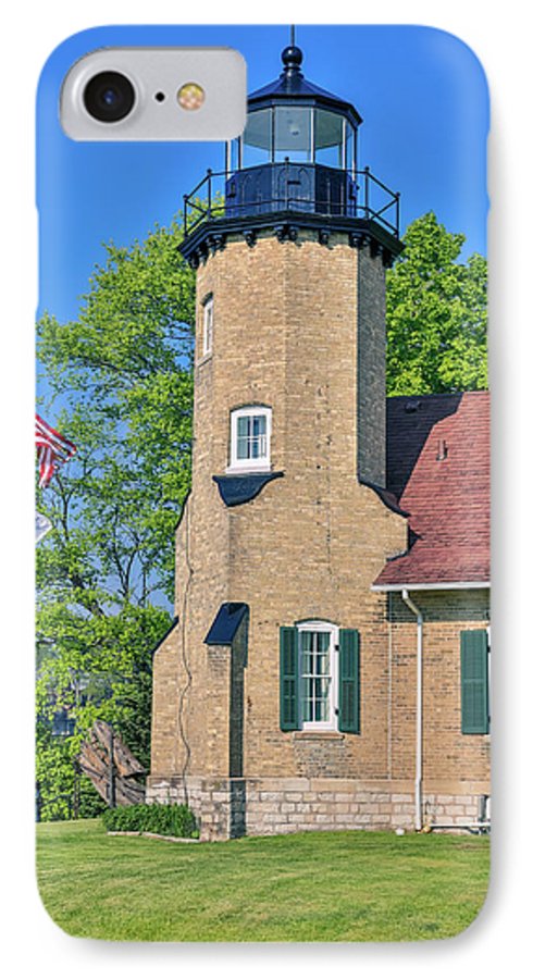 White River Light Michigan - Phone Case