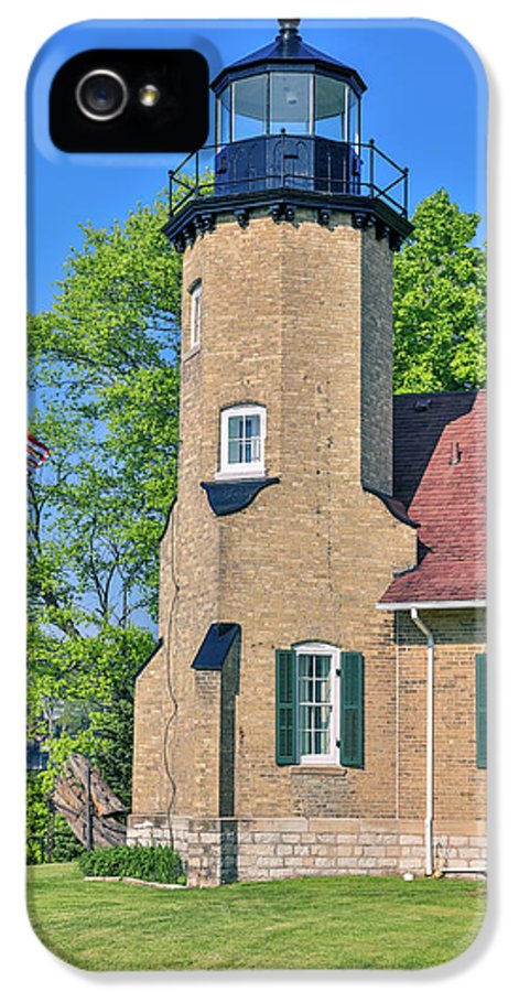 White River Light Michigan - Phone Case