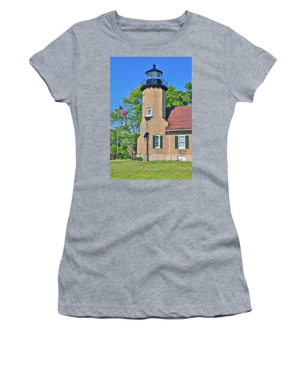 White River Light Michigan - Women's T-Shirt