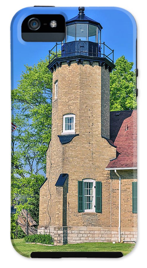 White River Light Michigan - Phone Case