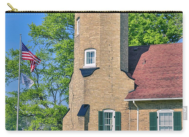 White River Light Michigan - Zip Pouch