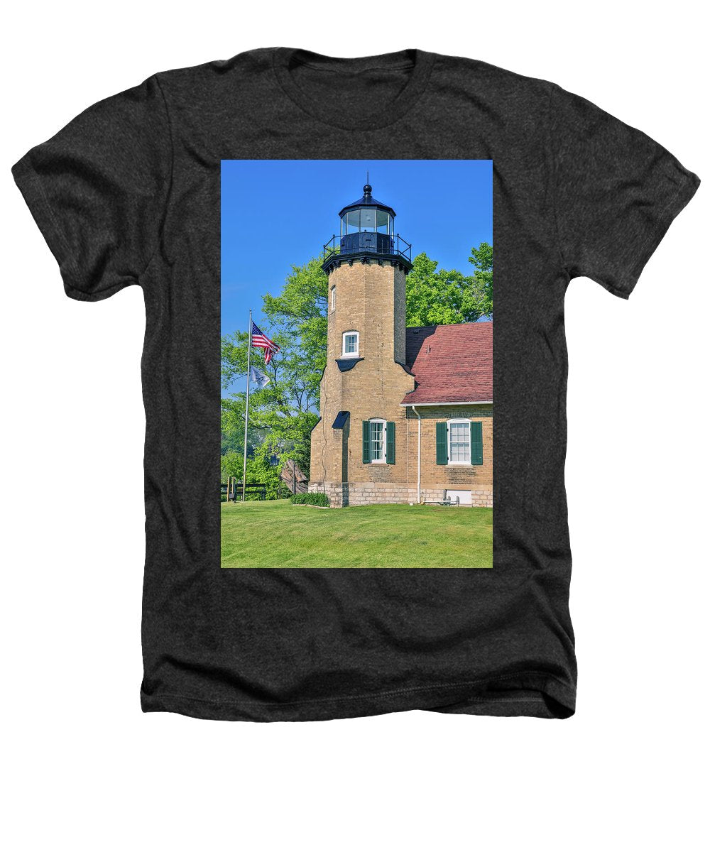 White River Light Michigan - Heathers T-Shirt