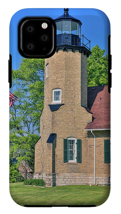 White River Light Michigan - Phone Case