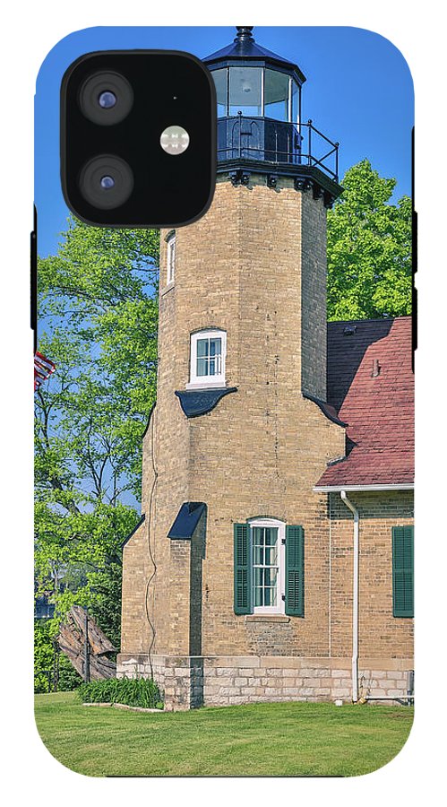 White River Light Michigan - Phone Case