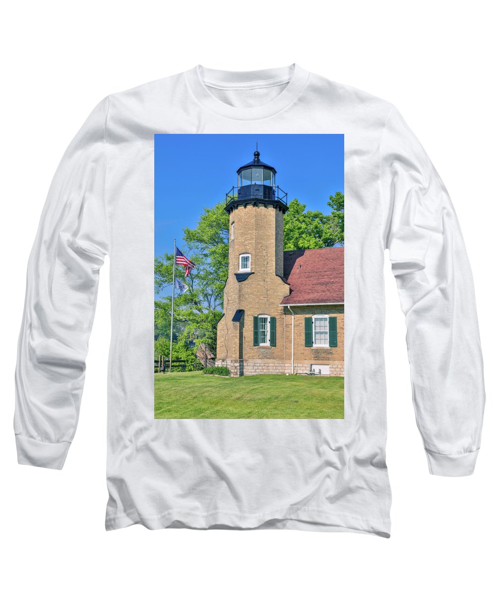 White River Light Michigan - Long Sleeve T-Shirt