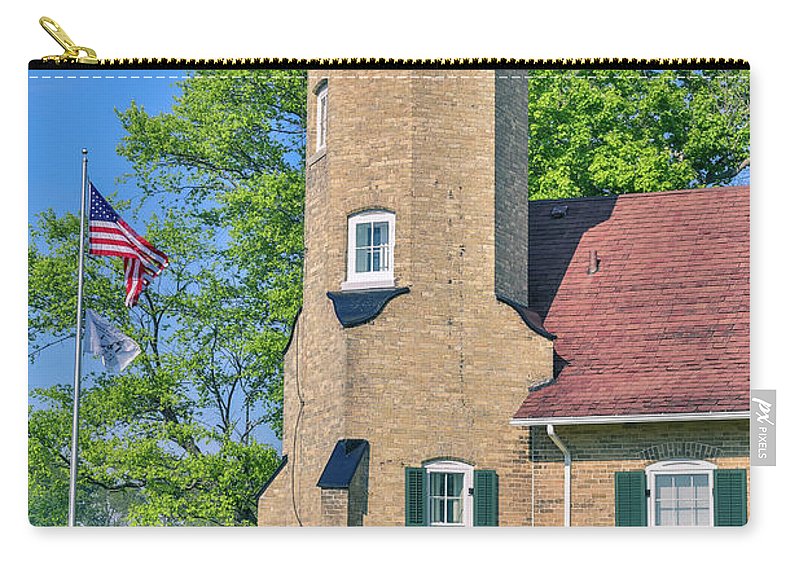 White River Light Michigan - Zip Pouch