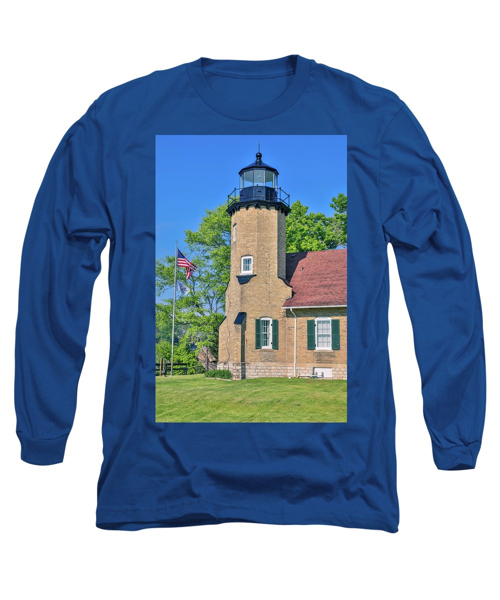 White River Light Michigan - Long Sleeve T-Shirt