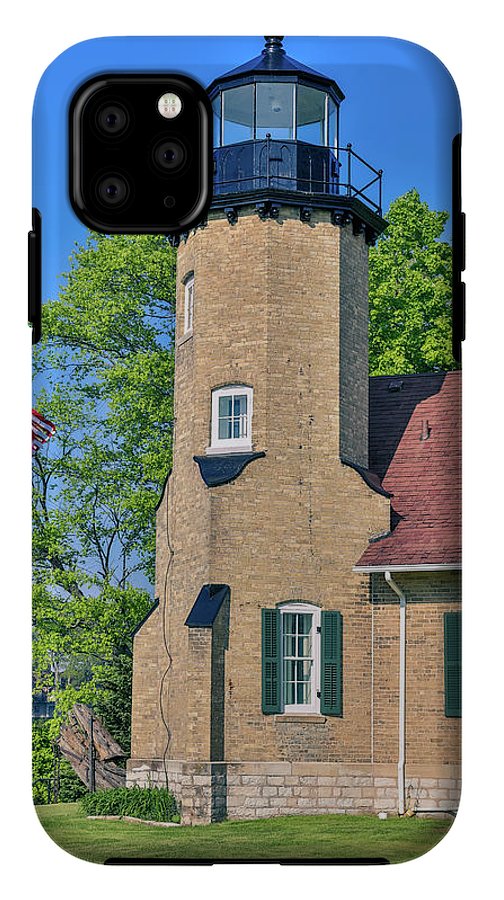 White River Light Michigan - Phone Case