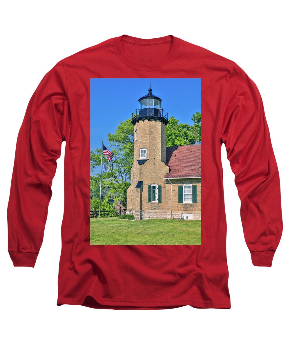 White River Light Michigan - Long Sleeve T-Shirt