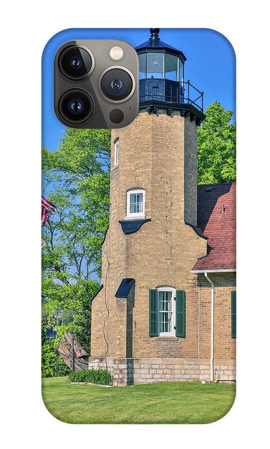 White River Light Michigan - Phone Case