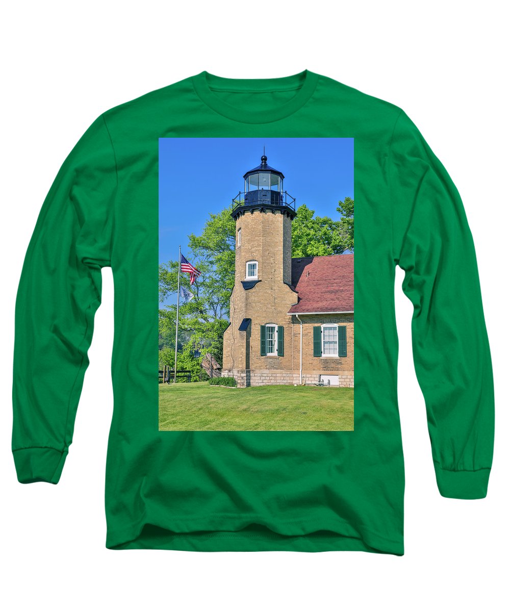 White River Light Michigan - Long Sleeve T-Shirt