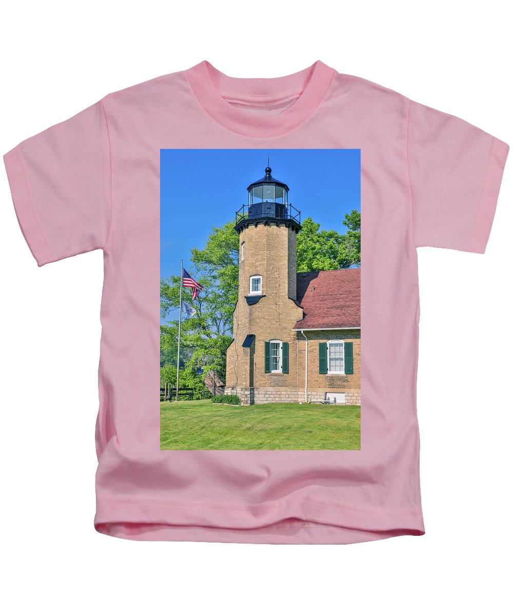 White River Light Michigan - Kids T-Shirt