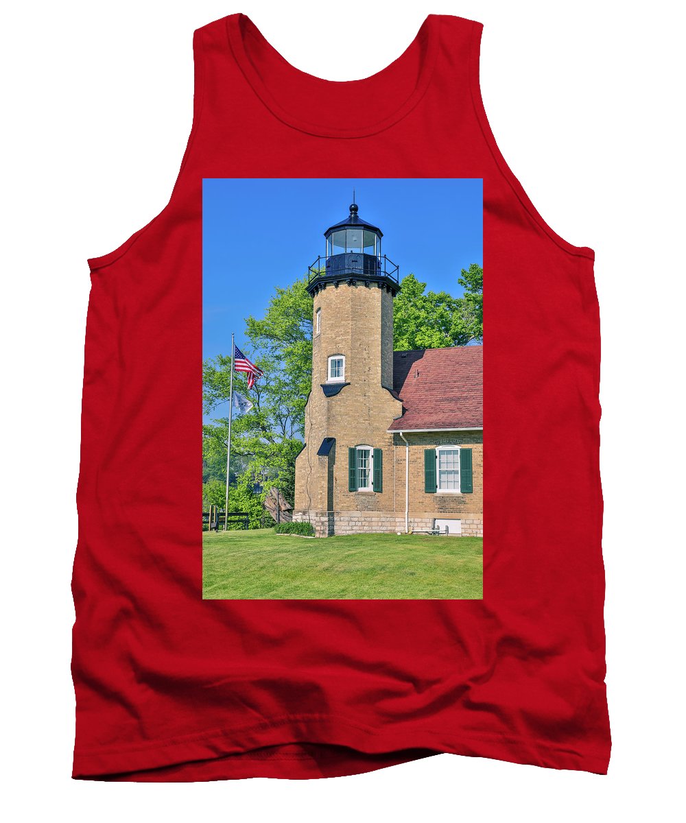 White River Light Michigan - Tank Top