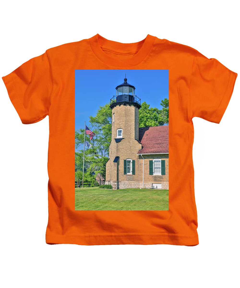 White River Light Michigan - Kids T-Shirt