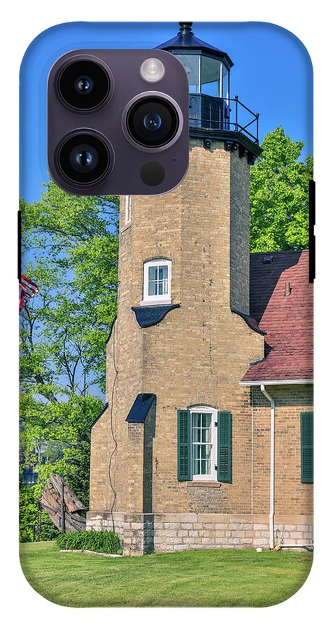 White River Light Michigan - Phone Case