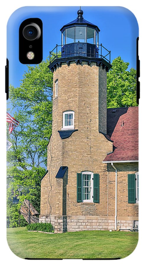 White River Light Michigan - Phone Case