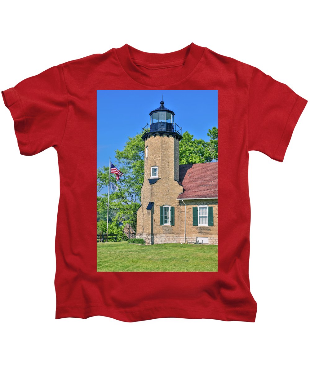 White River Light Michigan - Kids T-Shirt