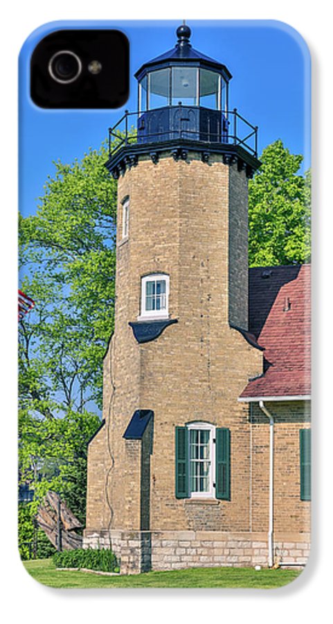 White River Light Michigan - Phone Case