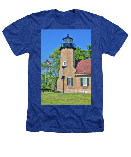 White River Light Michigan - Heathers T-Shirt