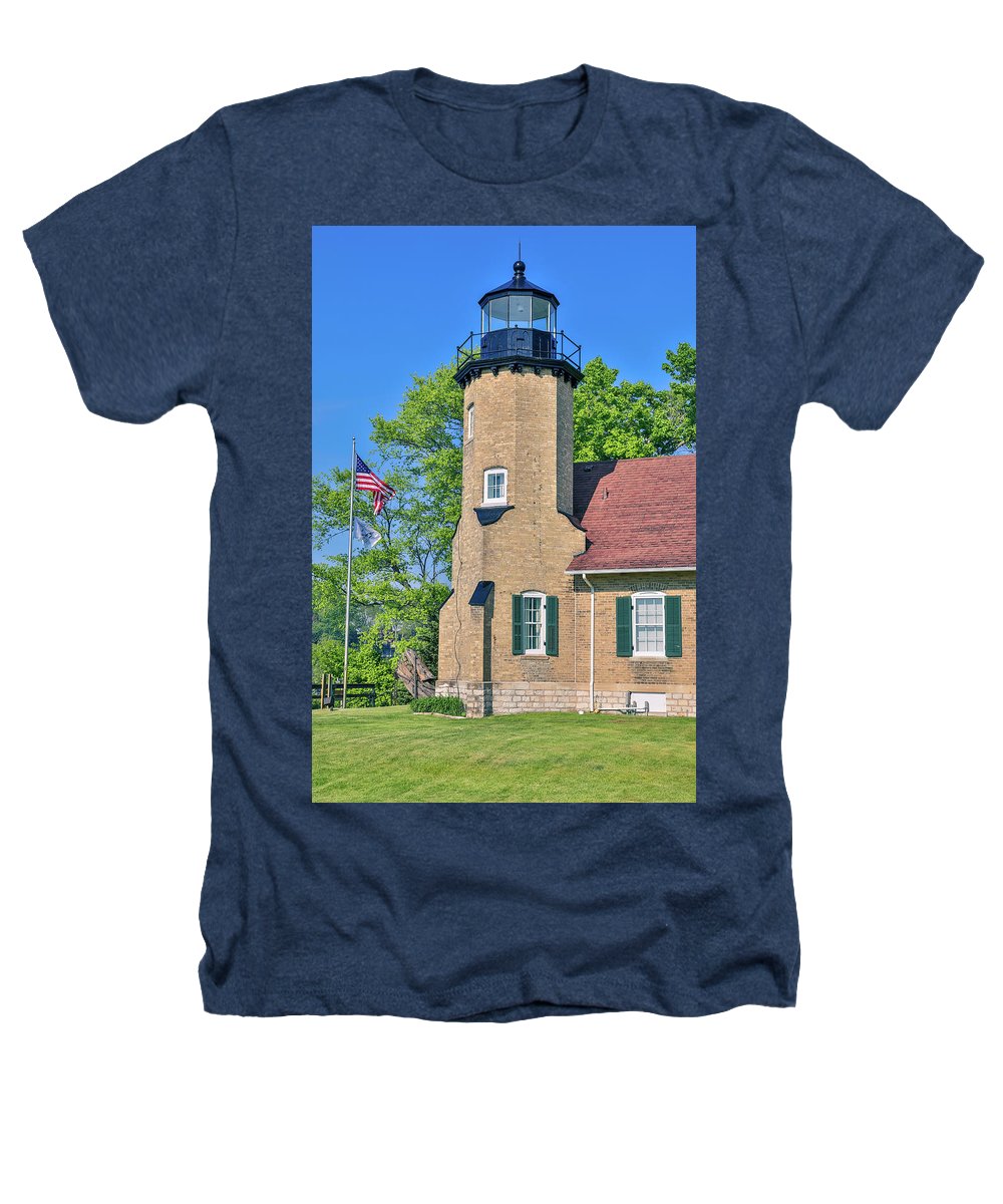 White River Light Michigan - Heathers T-Shirt