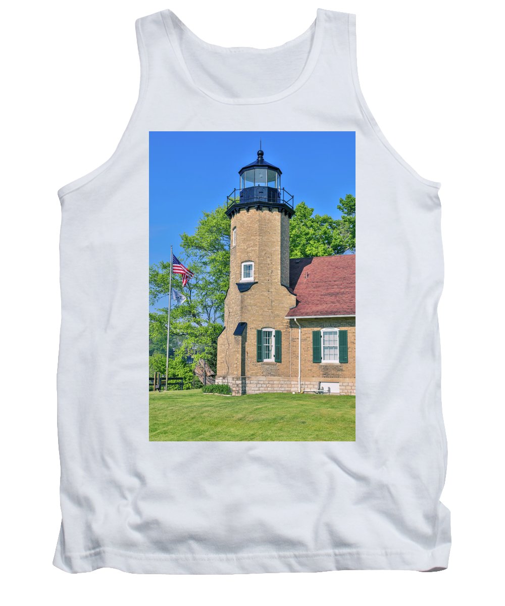 White River Light Michigan - Tank Top