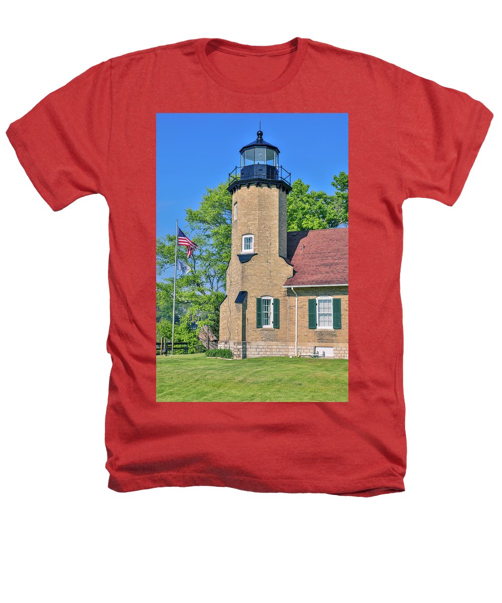 White River Light Michigan - Heathers T-Shirt