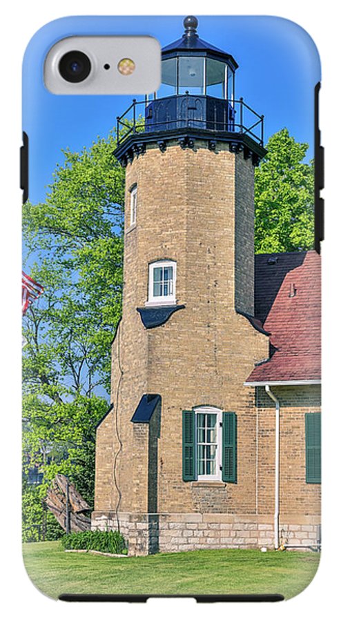 White River Light Michigan - Phone Case