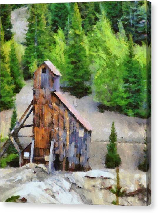 Yankee Girl Mine Painting - Canvas Print