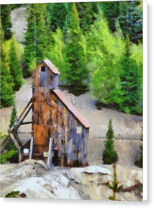 Yankee Girl Mine Painting - Canvas Print