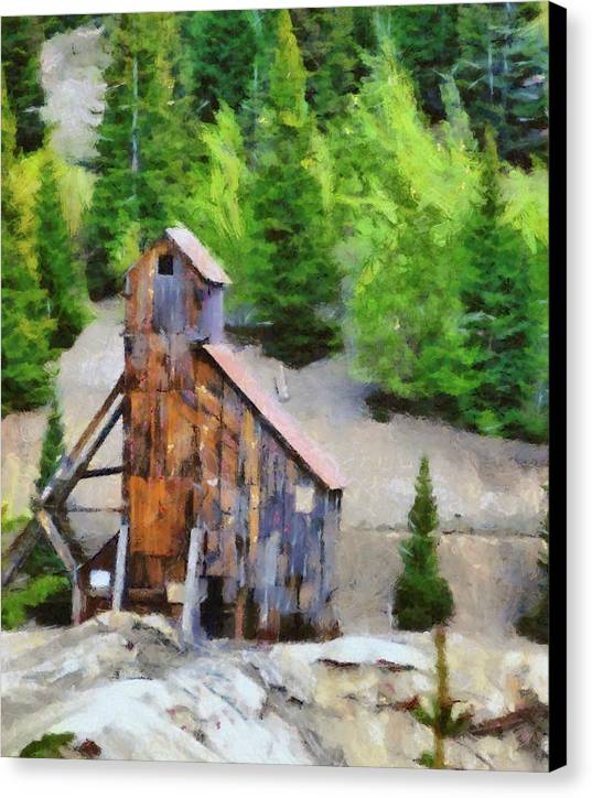 Yankee Girl Mine Painting - Canvas Print