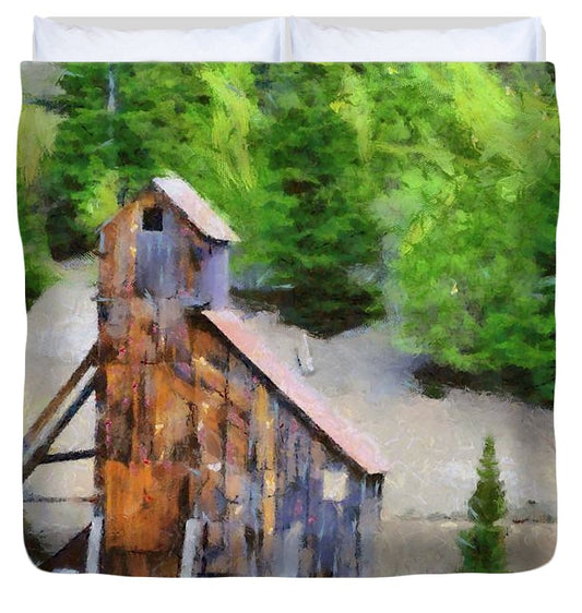 Yankee Girl Mine Painting - Duvet Cover