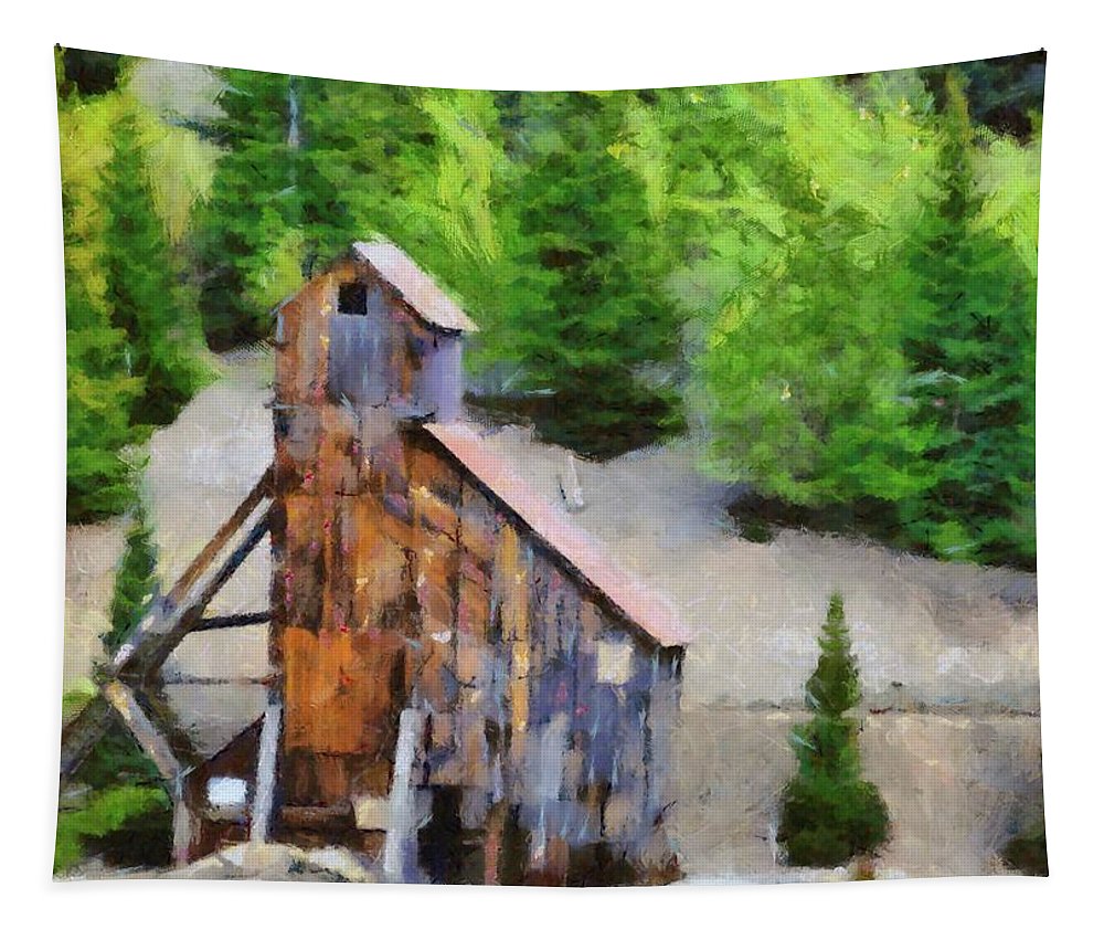 Yankee Girl Mine Painting - Tapestry