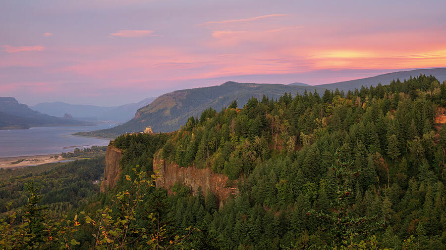 Columbia River Gorge sunset