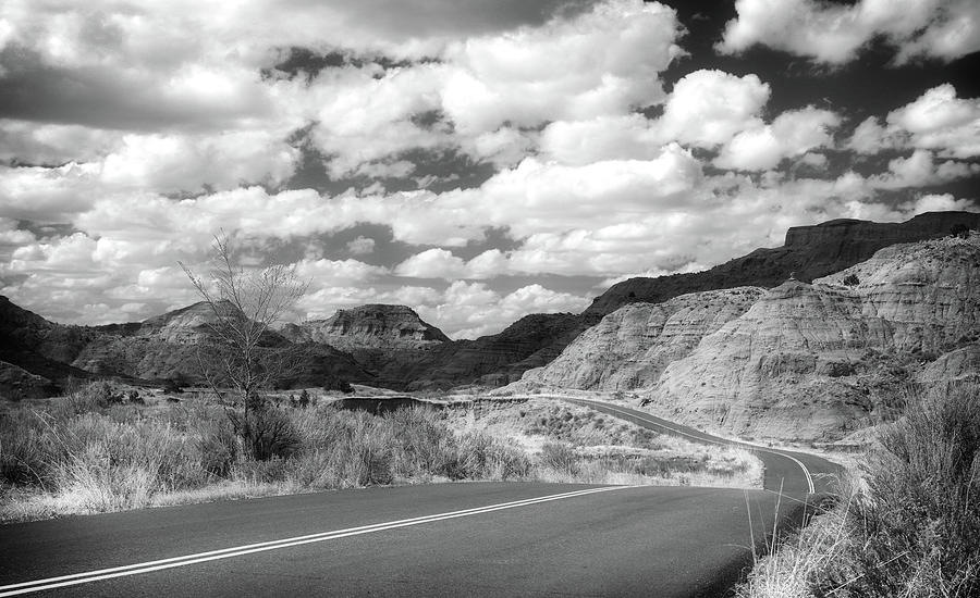 Dramatic Badlands Road expansive landscape print by Dan Sproul