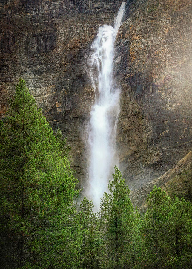 Dreamy Takakkaw Falls Yoho National Park Canadian Rockies waterfall photography print by Dan Sproul