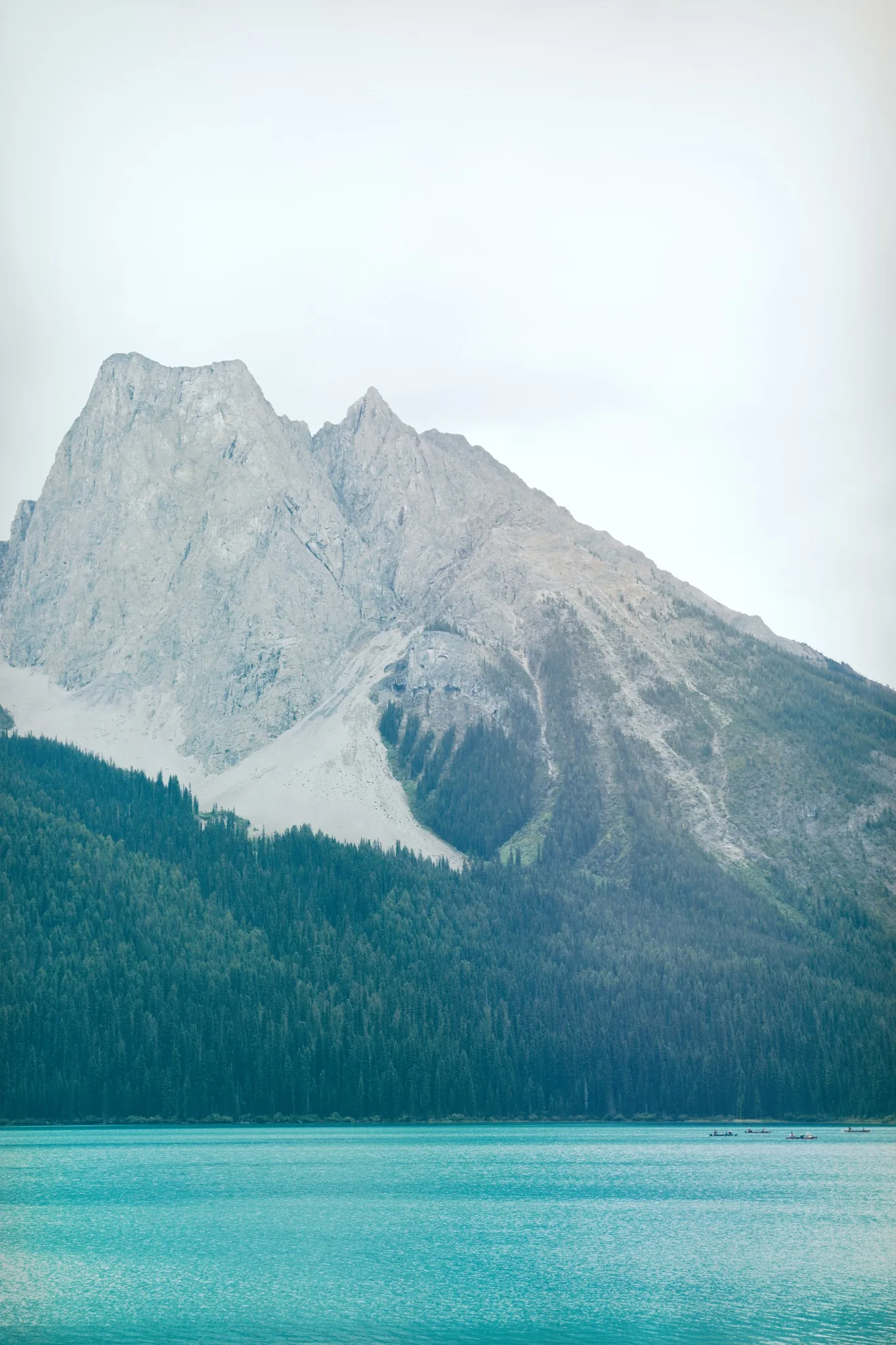 Turquoise alpine lake and mountains by Dan Sproul