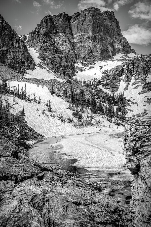 Hallett Peak black and white fine art photography by Dan Sproul