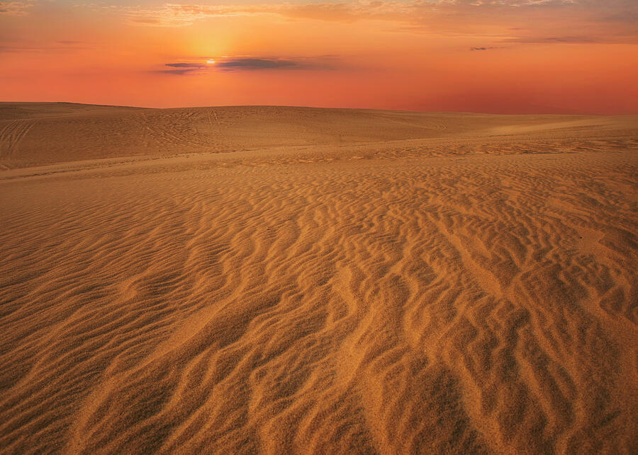 Jockeys Ridge Sunset expansive landscape print by Dan Sproul